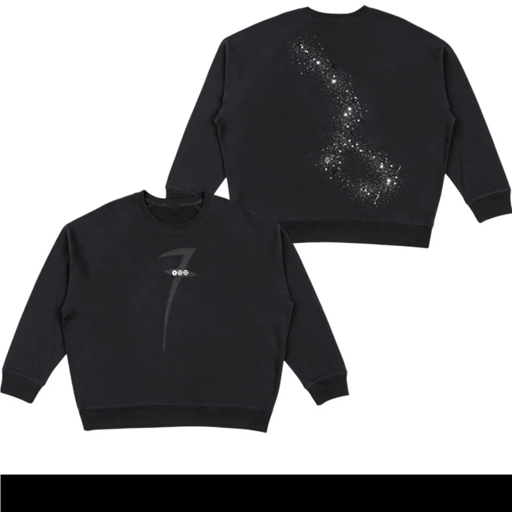 BTS 7 Logo Constellation Crew Sweatshirt (M)